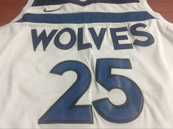 Men 25 Derrick Rose Jersey White Minnesota Timberwolves Jersey Swingman Fanatics - fastssd - NBA Jersey - nRevo