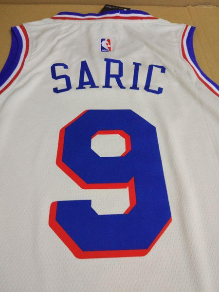 Men 9 Dario Saric Jersey White Philadelphia 76ers Swingman Jersey Fanatics - fastssd - NBA Jersey - nRevo