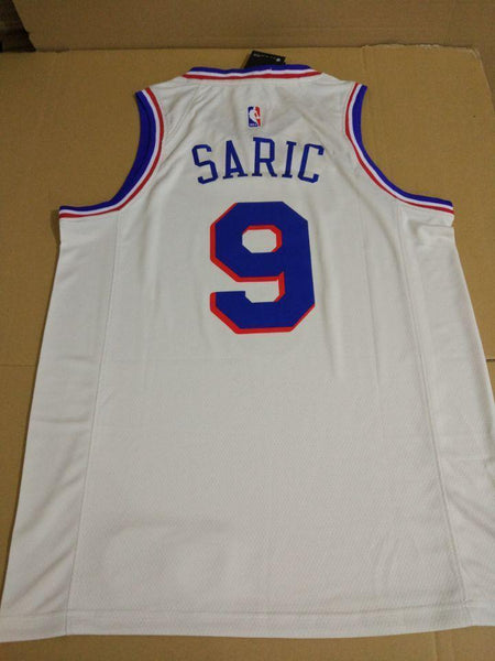 Men 9 Dario Saric Jersey White Philadelphia 76ers Swingman Jersey Fanatics - fastssd - NBA Jersey - nRevo