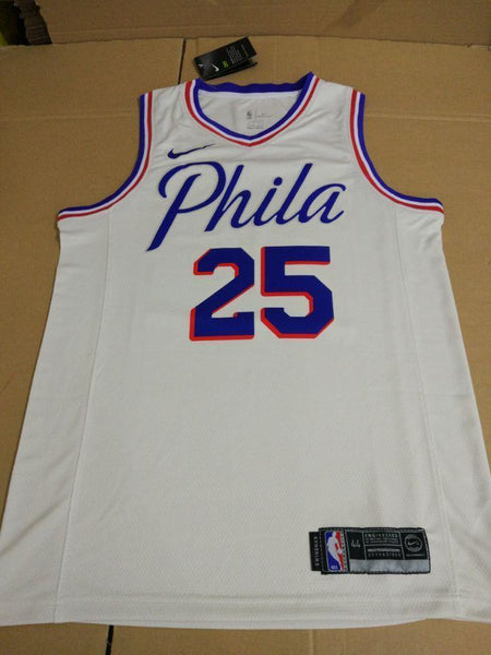 Men 25 Ben Simmons Jersey White Philadelphia 76ers Jersey Special - fastssd - NBA Jersey - nRevo
