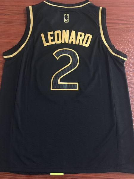 Men 2 Kawhi Leonard Jersey Gold Black Toronto Raptors Jersey Swingman Fanatics - fastssd - NBA Jersey - nRevo