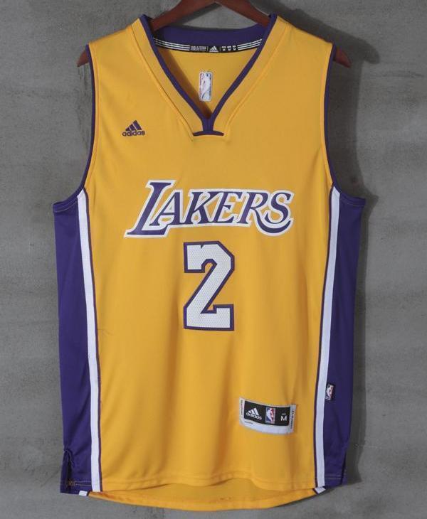 Men 2 Lonzo Ball Swingman Jersey Yellow Los Angeles Lakers Jersey Swingman - fastssd - NBA Jersey - nRevo