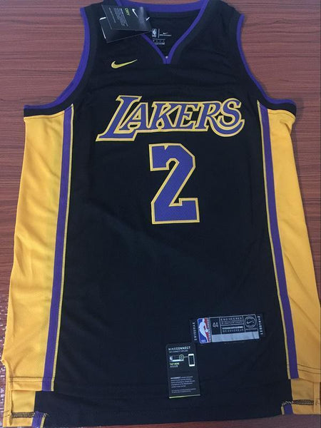 Men 2 Lonzo Ball Jersey Black Los Angeles Lakers Jersey Swingman Fanatics - fastssd - NBA Jersey - nRevo