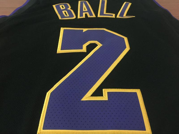 Men 2 Lonzo Ball Jersey Black Los Angeles Lakers Jersey Swingman Fanatics - fastssd - NBA Jersey - nRevo