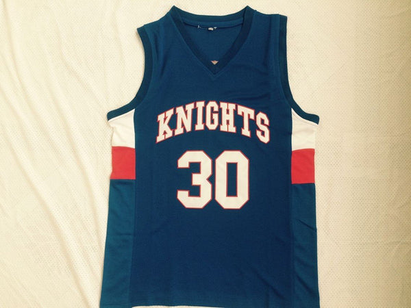 Men 30 Stephen Curry Jersey Blue Knights High School Jersey Swingman Fanatics