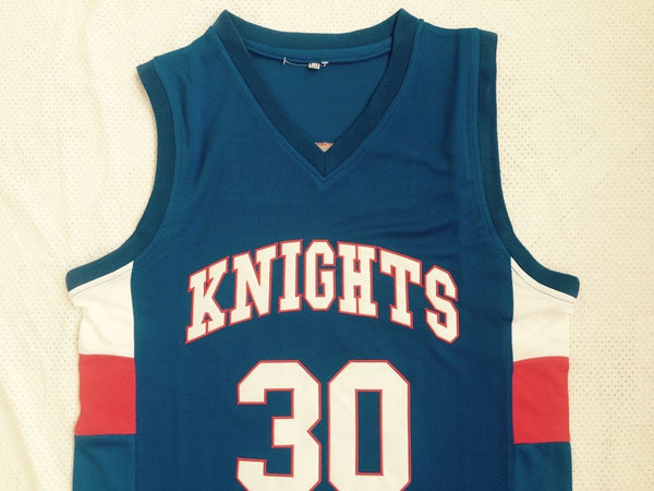 Men 30 Stephen Curry Jersey Blue Knights High School Jersey Swingman Fanatics