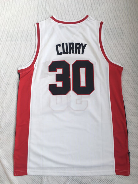 Men 30 Stephen Curry Jersey White Davidson College Jersey Swingman Fanatics