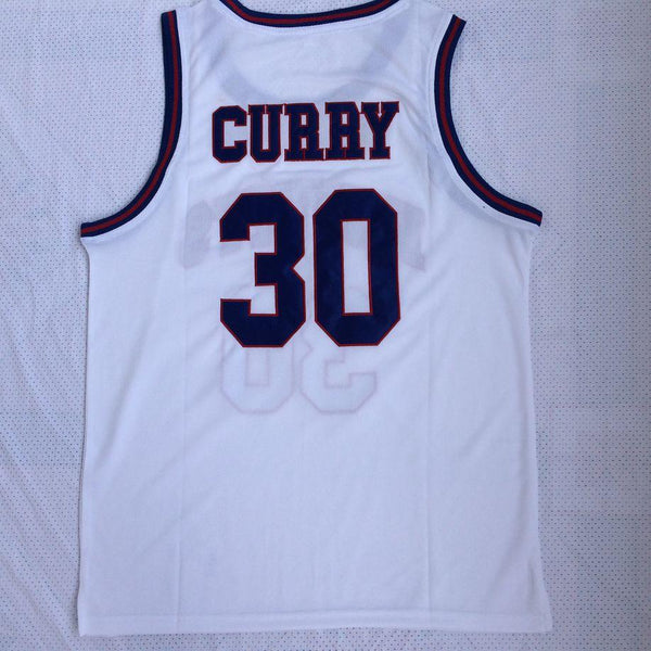 Men 30 Stephen Curry Jersey White Knights High School Jersey Swingman Fanatics