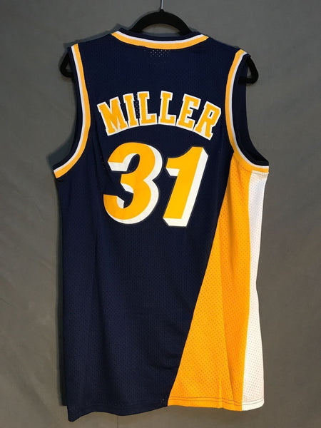 Men 31 Reggie Miller Jersey Indiana Pacers Jersey Throwback Swingman - fastssd - NBA Jersey - nRevo