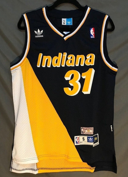 Men 31 Reggie Miller Jersey Indiana Pacers Jersey Throwback Swingman - fastssd - NBA Jersey - nRevo