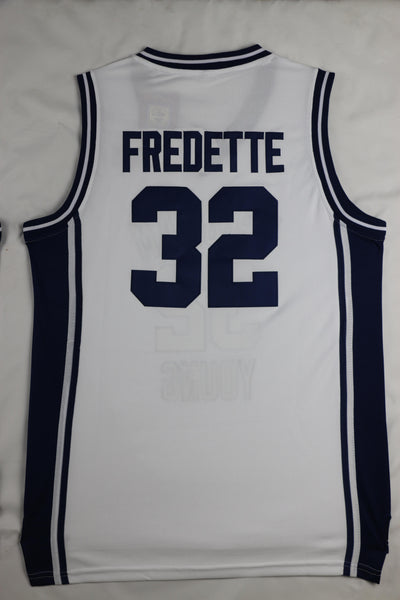 Men 32 Jimmer Fredette Jersey White Brigham Young Jersey Swingman Fanatics