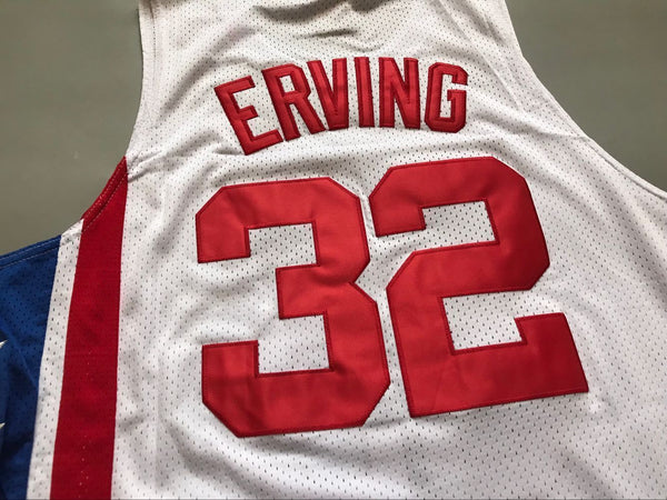 Men 32 Julius Erving Jersey New York Nets White Hardwood Classic - fastssd - NBA Jersey - nRevo