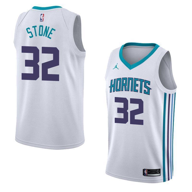 Men 32 Julyan Stone White Charlotte Hornets Jersey Fanatics - fastssd - NBA Jersey - nRevo