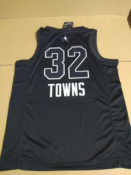 All Star Men 32 Karl Anthony Towns Jersey Black Minnesota Timberwolves Fanatics - fastssd - NBA Jersey - nRevo