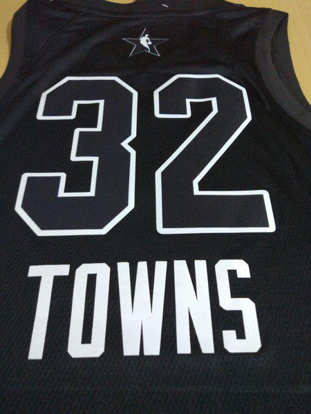 All Star Men 32 Karl Anthony Towns Jersey Black Minnesota Timberwolves Fanatics - fastssd - NBA Jersey - nRevo