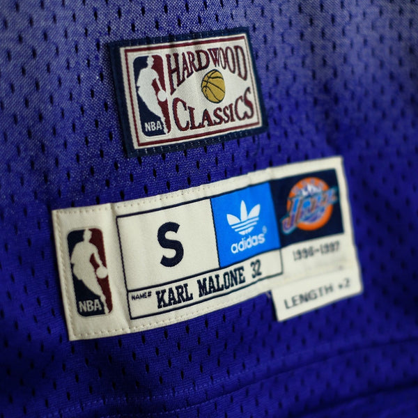 Men 32 Karl Malone Jersey Blue Utah Jazz Jersey Swingman Hardwood Classics - fastssd - NBA Jersey - nRevo