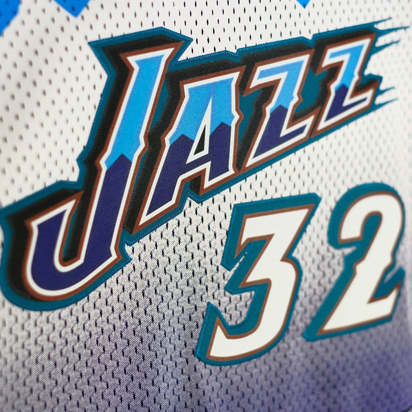 Men 32 Karl Malone Jersey Blue Utah Jazz Jersey Swingman Hardwood Classics - fastssd - NBA Jersey - nRevo