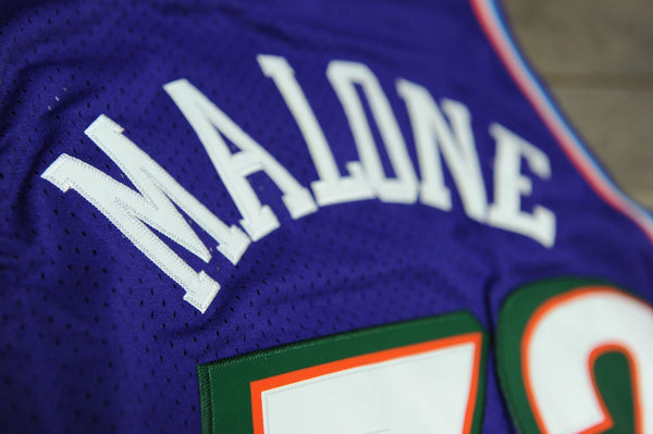 Men 32 Karl Malone Jersey Purple Utah Jazz Jersey Throwback Swingman - fastssd - NBA Jersey - nRevo