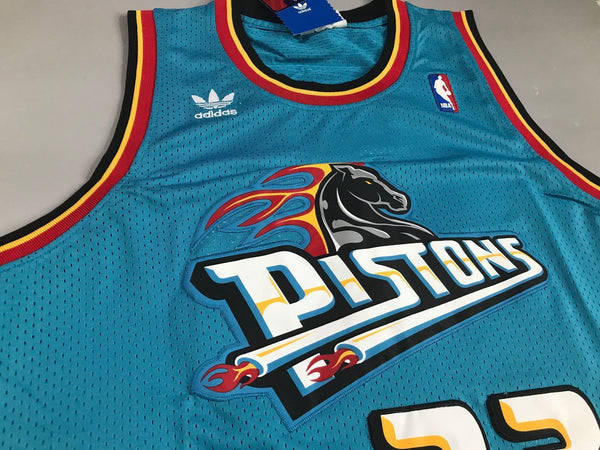 Men 33 Grant Hill Jersey Green Detroit Pistons Throwback Swingman Fanatics - fastssd - NBA Jersey - nRevo