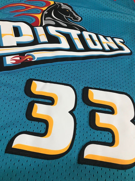 Men 33 Grant Hill Jersey Green Detroit Pistons Throwback Swingman Fanatics - fastssd - NBA Jersey - nRevo