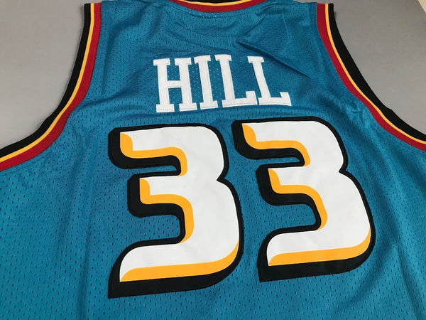 Men 33 Grant Hill Jersey Green Detroit Pistons Throwback Swingman Fanatics - fastssd - NBA Jersey - nRevo