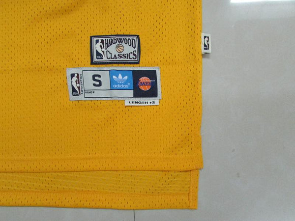 Men 33 Kareem Abdul-Jabbar Jersey Yellow Los Angeles Lakers Jersey Fanatics