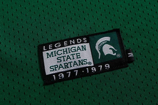 Men 33 Kerryon Johnson Jersey Green Michigan State Jersey HardWood Classic Fanatics