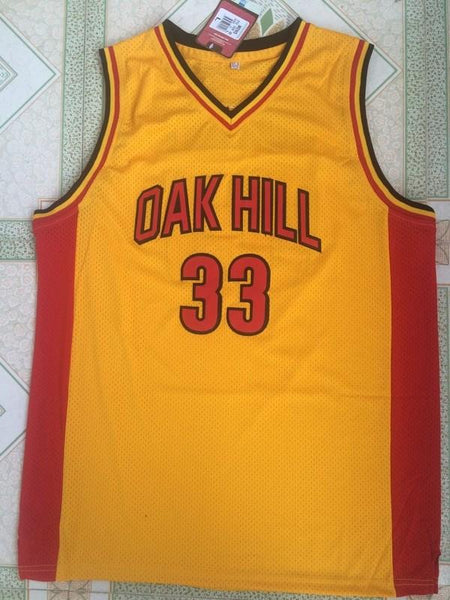 Men 33 Kevin Durant Jersey Orange Oak Hill Jersey Swingman Fanatics