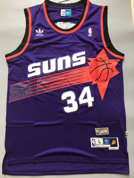 Men 34 Charles Barkley Jersey Purple Phoenix Suns Swingman Fanatics - fastssd - NBA Jersey - nRevo