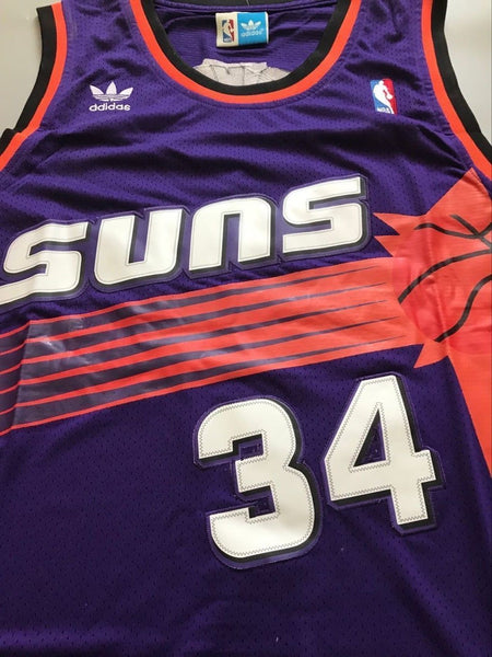 Men 34 Charles Barkley Jersey Purple Phoenix Suns Swingman Fanatics - fastssd - NBA Jersey - nRevo