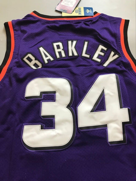 Men 34 Charles Barkley Jersey Purple Phoenix Suns Swingman Fanatics - fastssd - NBA Jersey - nRevo