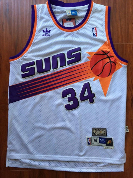 Men 34 Charles Barkley Jersey White Phoenix Suns Swingman Fanatics - fastssd - NBA Jersey - nRevo