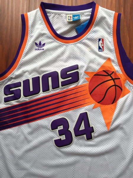 Men 34 Charles Barkley Jersey White Phoenix Suns Swingman Fanatics - fastssd - NBA Jersey - nRevo
