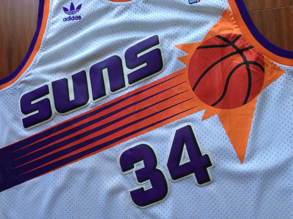 Men 34 Charles Barkley Jersey White Phoenix Suns Swingman Fanatics - fastssd - NBA Jersey - nRevo