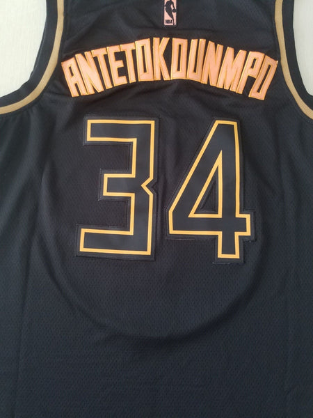 Men 34 Giannis Antetokounmpo Jersey Black Milwaukee Bucks Jersey Fanatics - fastssd - NBA Jersey - nRevo