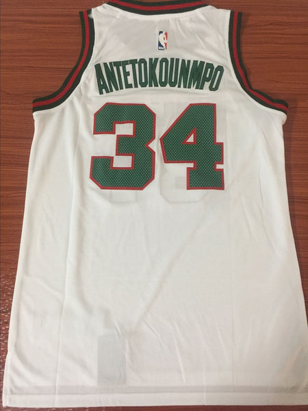Men 34 Giannis Antetokounmpo Jersey White Milwaukee Bucks Fanatics - fastssd - NBA Jersey - nRevo