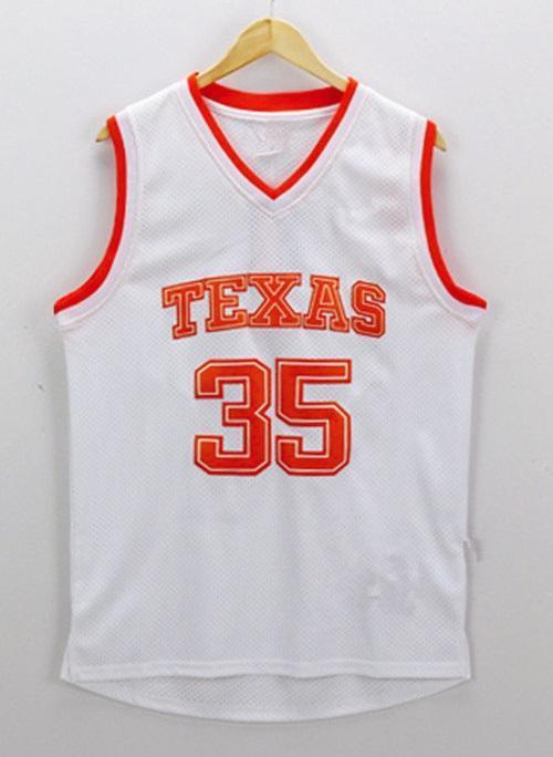 Men 35 Kevin Durant Swingman Jersey White Texas Longhorns Jersey - fastssd - NBA Jersey - nRevo