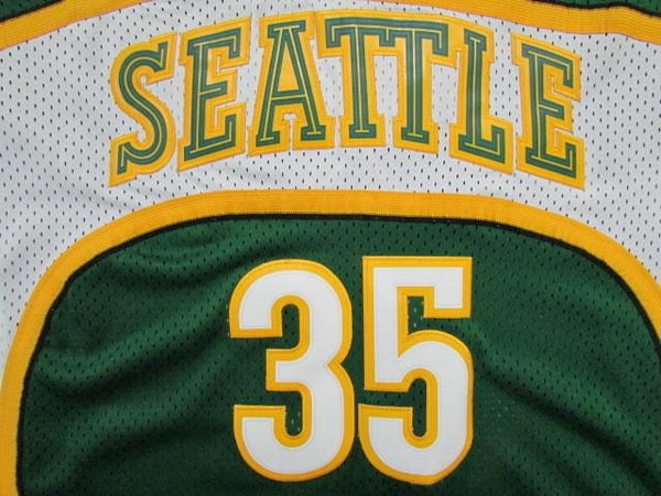 Men 35 Kevin Durant Jersey Green Seattle Supersonics Jersey Swingman Fanatics