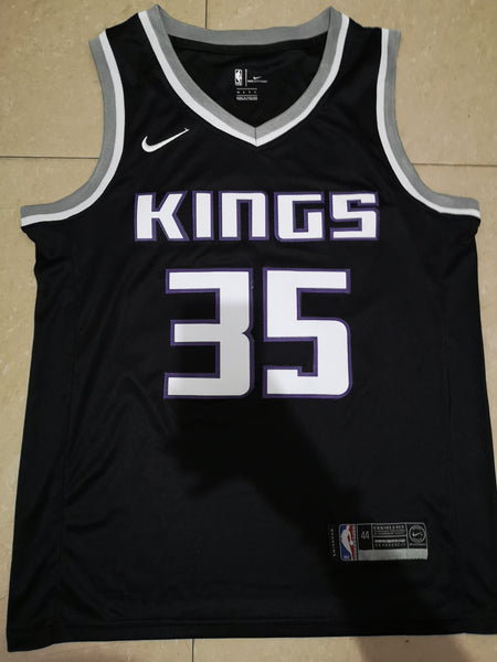 Men 35 Marvin Bagley III Jersey Black Sacramento Kings Jersey Swingman