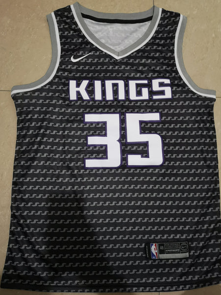 Men 35 Marvin Bagley III Jersey Special Black Sacramento Kings Jersey Swingman