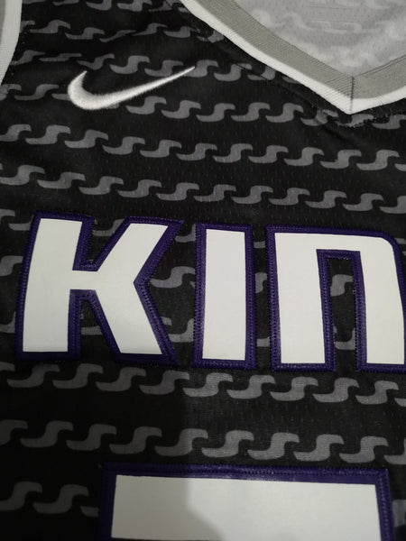 Men 35 Marvin Bagley III Jersey Special Black Sacramento Kings Jersey Swingman