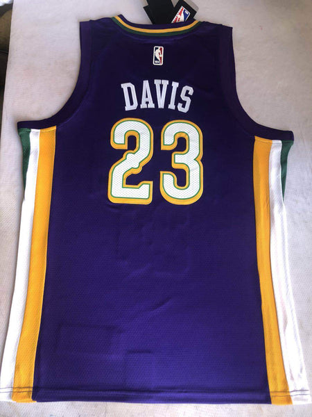 Men 23 Anthony Davis Jersey Purple New Orleans Pelicans City Edition - fastssd - NBA Jersey - nRevo