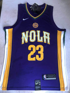 Men 23 Anthony Davis Jersey Purple New Orleans Pelicans City Edition - fastssd - NBA Jersey - nRevo