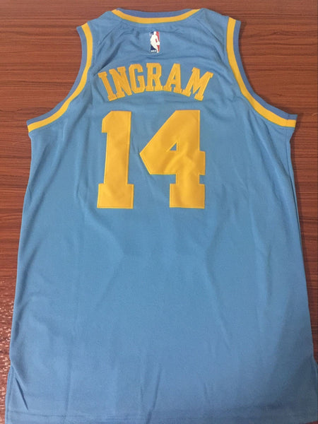 Men 14 Brandon Ingram Jersey MPLS Blue Los Angeles Lakers Jersey Fanatics - fastssd - NBA Jersey - nRevo