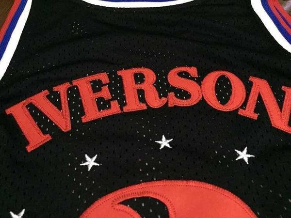 Men 3 Allen Iverson Jersey Black Philadelphia 76ers Jersey Fanatics - fastssd - NBA Jersey - nRevo
