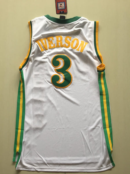 Men 3 Allen Iverson Jersey White Bethel Highschool Jersey Fanatics - fastssd - NBA Jersey - nRevo