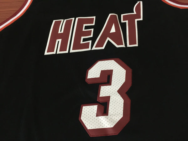 Men 3 Dwyane Wade Jersey Black Miami Heat Jersey Swingman Fanatics - fastssd - NBA Jersey - nRevo