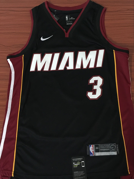 Men 3 Dwyane Wade Jersey Black Miami Heat Swingman Jersey Fanatics - fastssd - NBA Jersey - nRevo