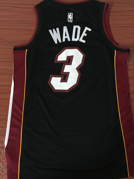Men 3 Dwyane Wade Jersey Black Miami Heat Swingman Jersey Fanatics - fastssd - NBA Jersey - nRevo