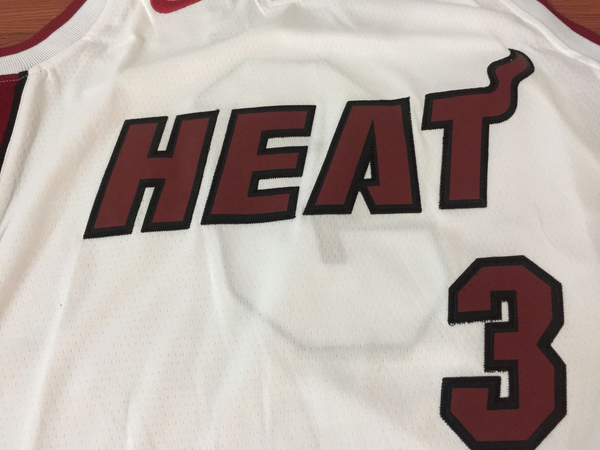 Men 3 Dwyane Wade Jersey White Miami Heat Jersey Swingman Fanatics - fastssd - NBA Jersey - nRevo